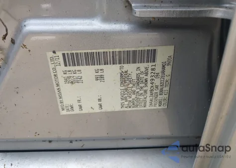 2012 Nissan Altima 2.5 S from USA, damaged, VIN 1N4AL2AP8CN493281